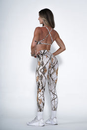 Pinnacle Scrunch Butt Legging - Snow Camo - VITAL APPAREL