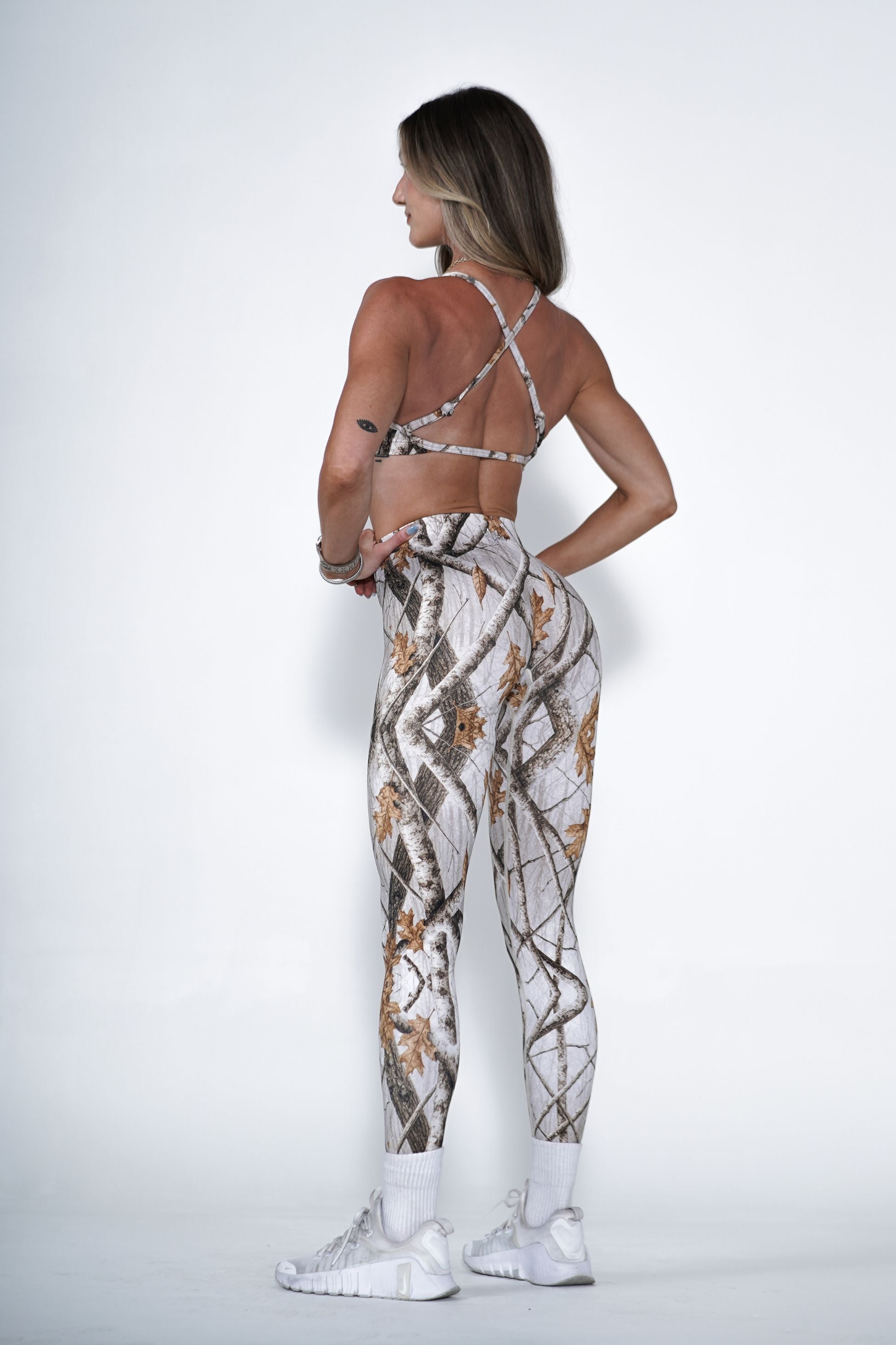 Pinnacle Scrunch Butt Legging - Snow Camo - VITAL APPAREL