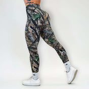 Pinnacle Scrunch Butt Legging - Woodland Camo - VITAL APPAREL