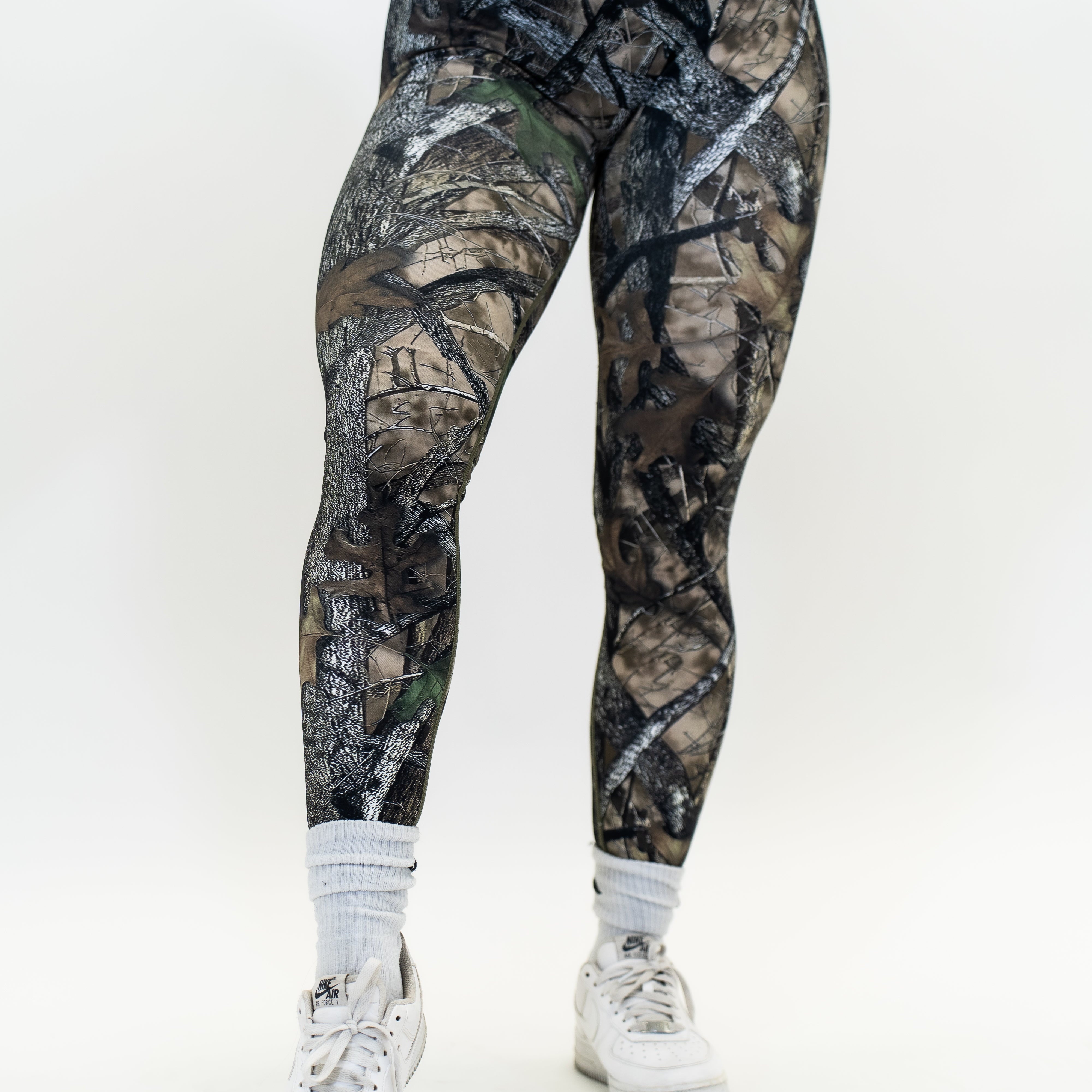 Pinnacle Scrunch Butt Legging - Woodland Camo - VITAL APPAREL