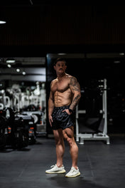 Prevail Mesh Shorts - Black Thunder - VITAL APPAREL