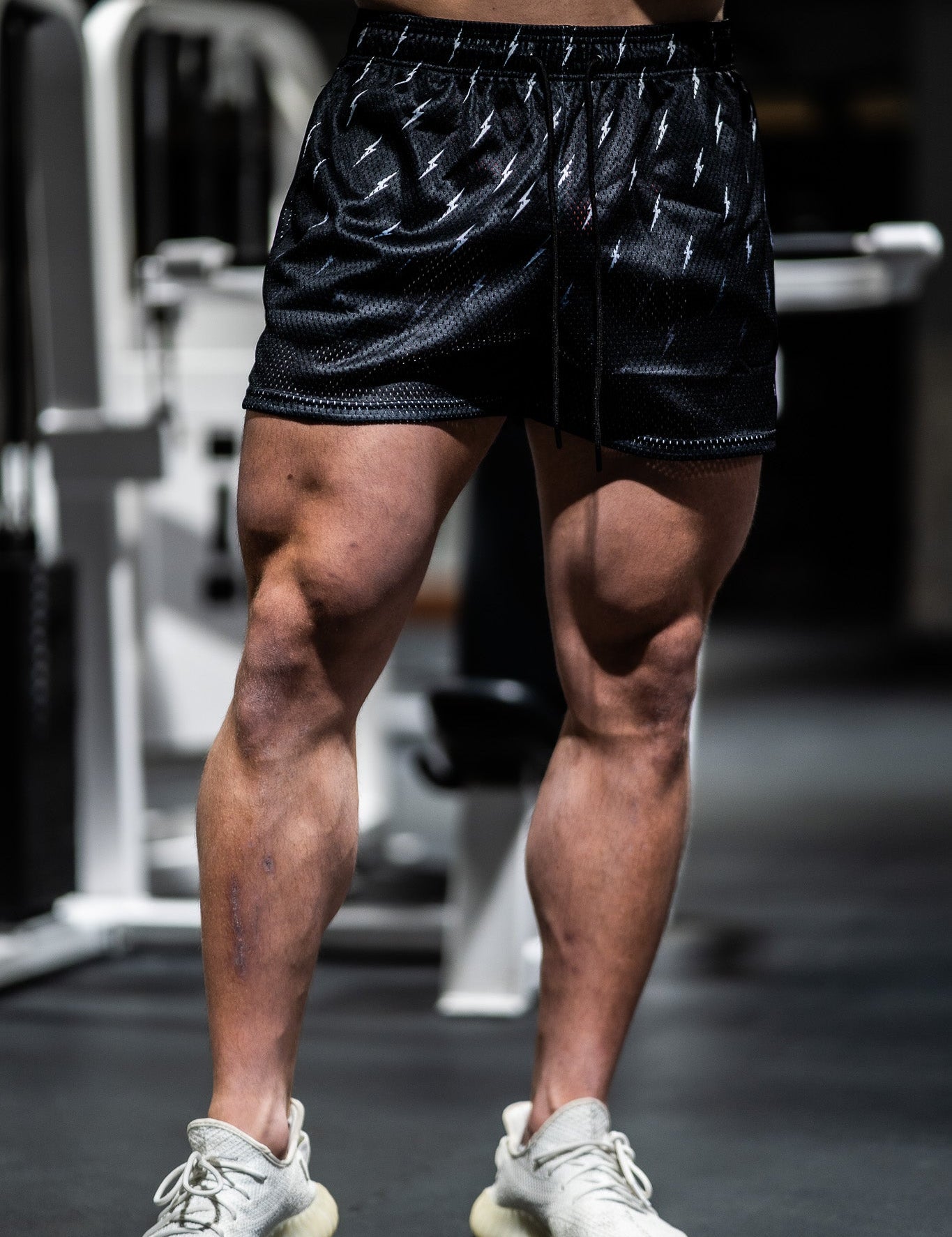 Prevail Mesh Shorts - Black Thunder - VITAL APPAREL