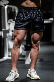 Prevail Mesh Shorts - Black Thunder - VITAL APPAREL