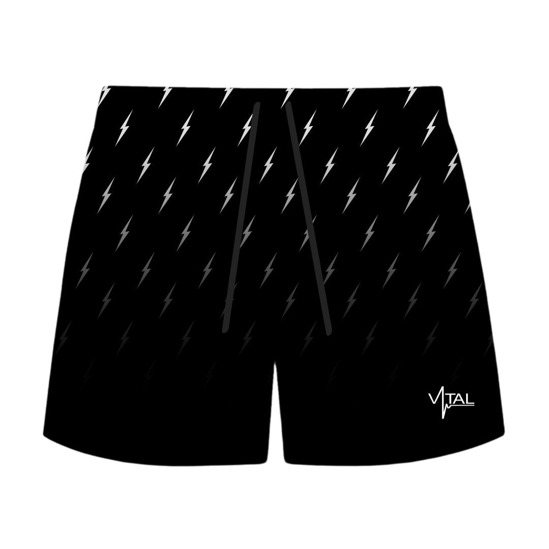 Prevail Mesh Shorts - Black Thunder - VITAL APPAREL