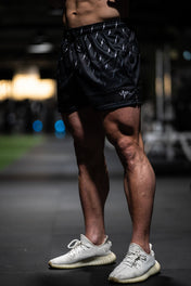 Prevail Mesh Shorts - Black Thunder - VITAL APPAREL