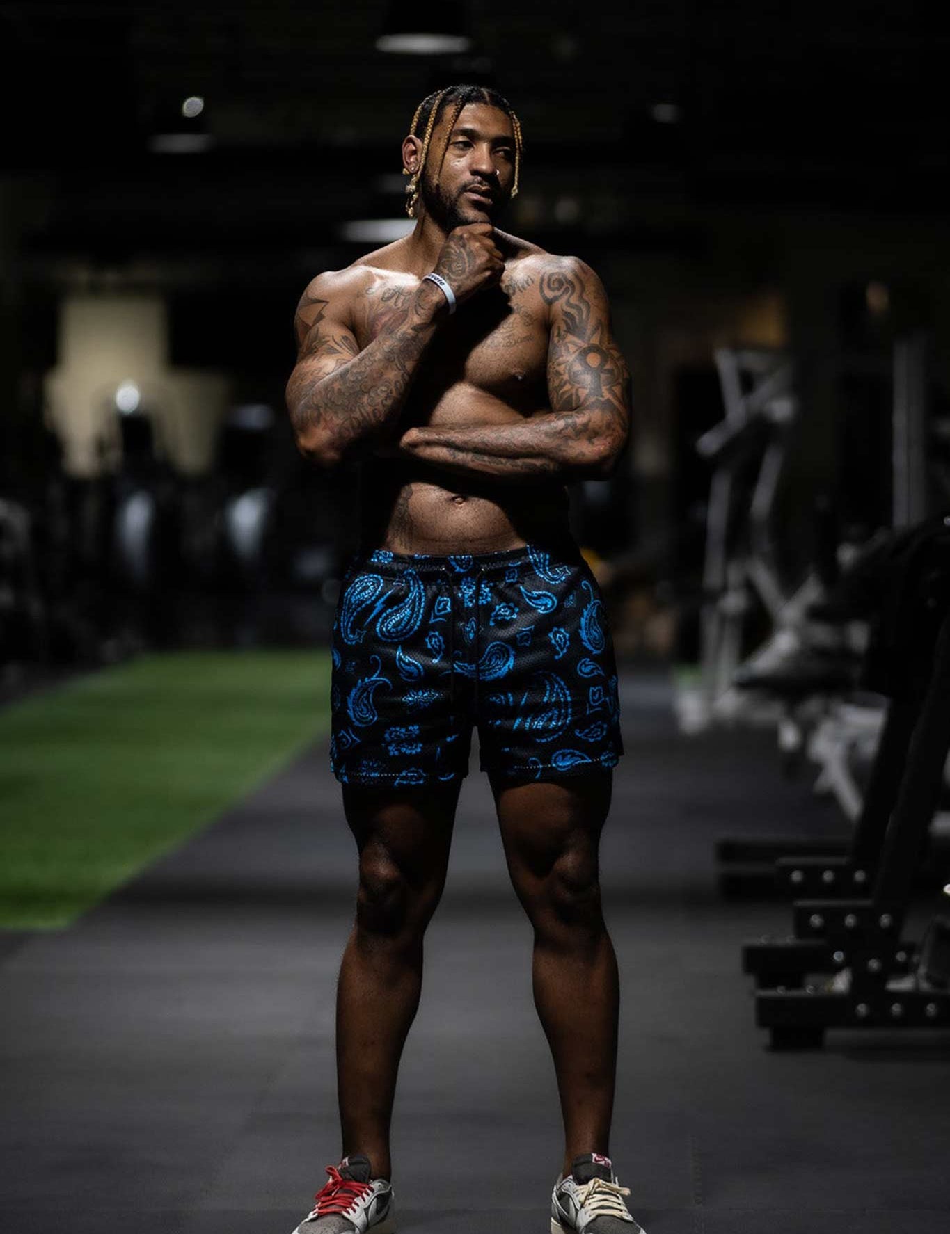 Blue Paisley - VITAL APPAREL