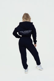 Relentless Crop Zip Hoodie - STS Black - VITAL APPAREL