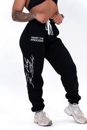 Relentless Heavyweight Sweatpants Unisex - Grunge BTF Black - VITAL APPAREL