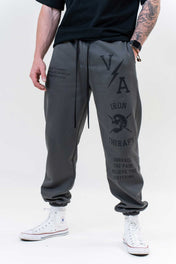 Relentless Heavyweight Sweatpants Unisex - Iron Therapy Slate Gray - VITAL APPAREL