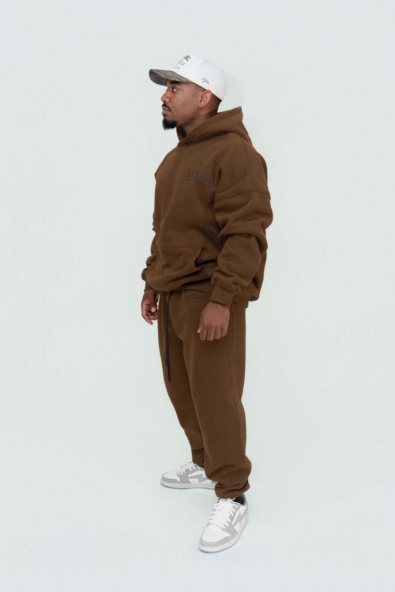 Relentless Heavyweight Sweatpants Unisex - STS Mocha - VITAL APPAREL