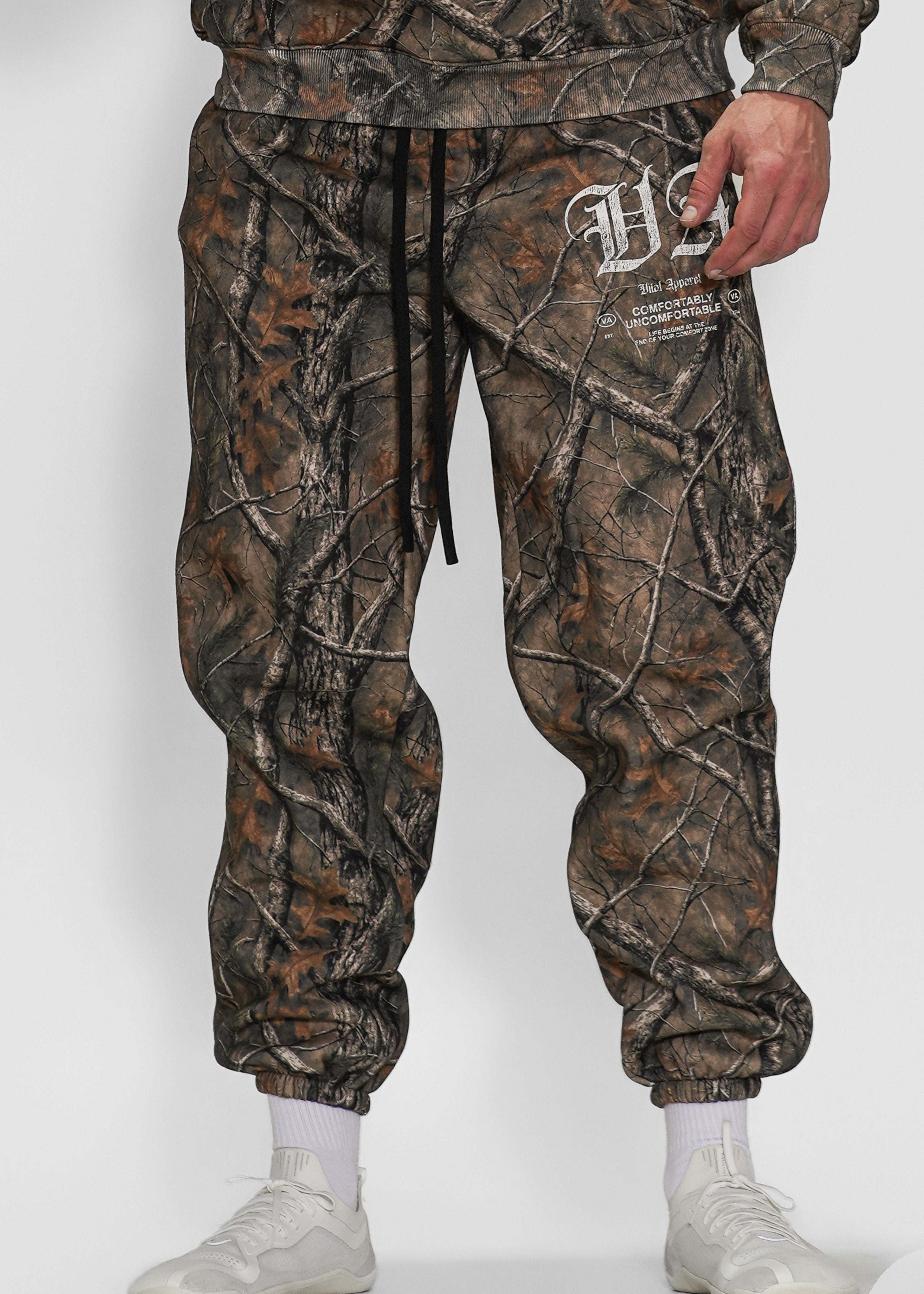 Relentless Heavyweight Sweatpants Unisex - VA Forest Camo - VITAL APPAREL