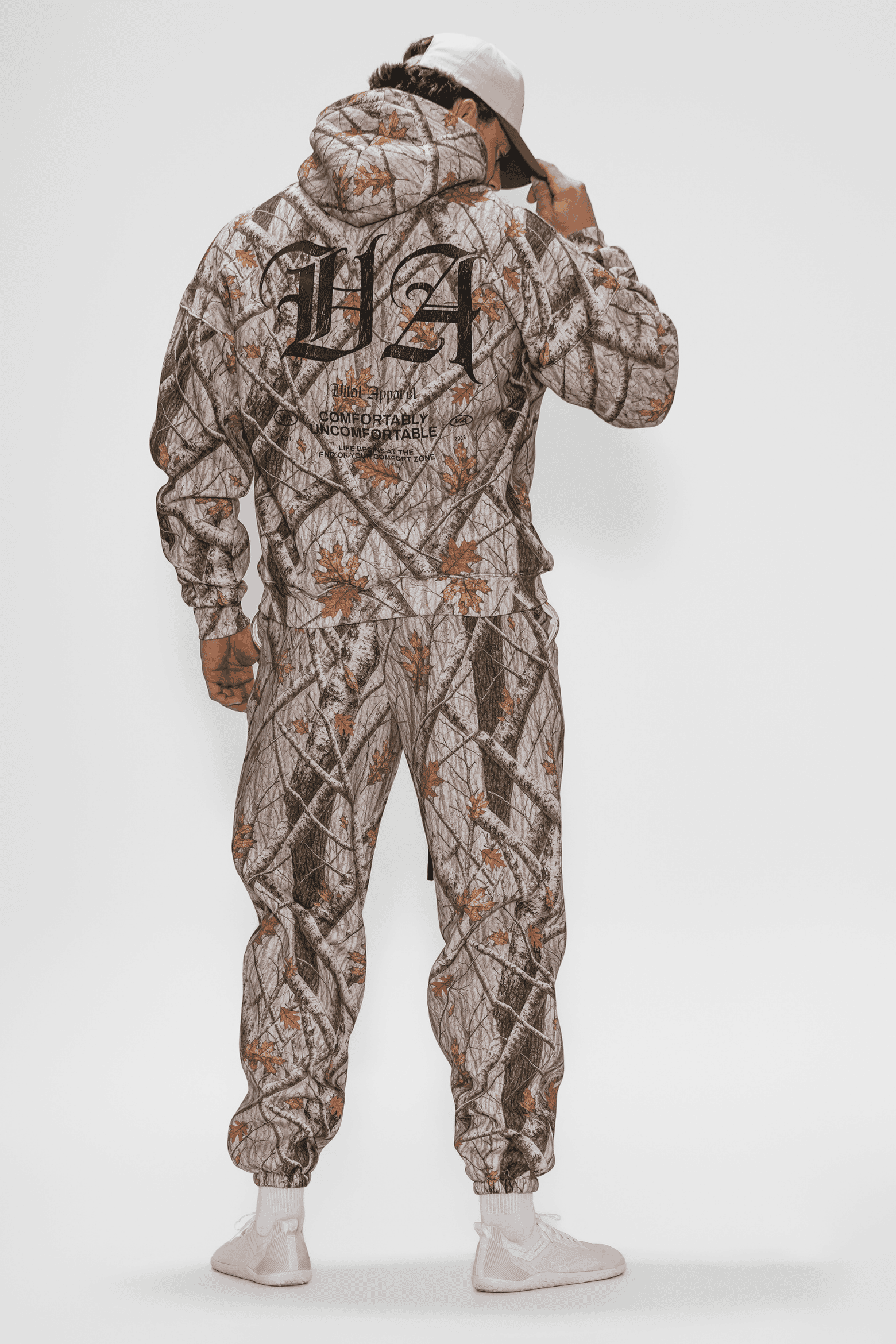 Relentless Heavyweight Sweatpants Unisex - VA Snow Camo - VITAL APPAREL