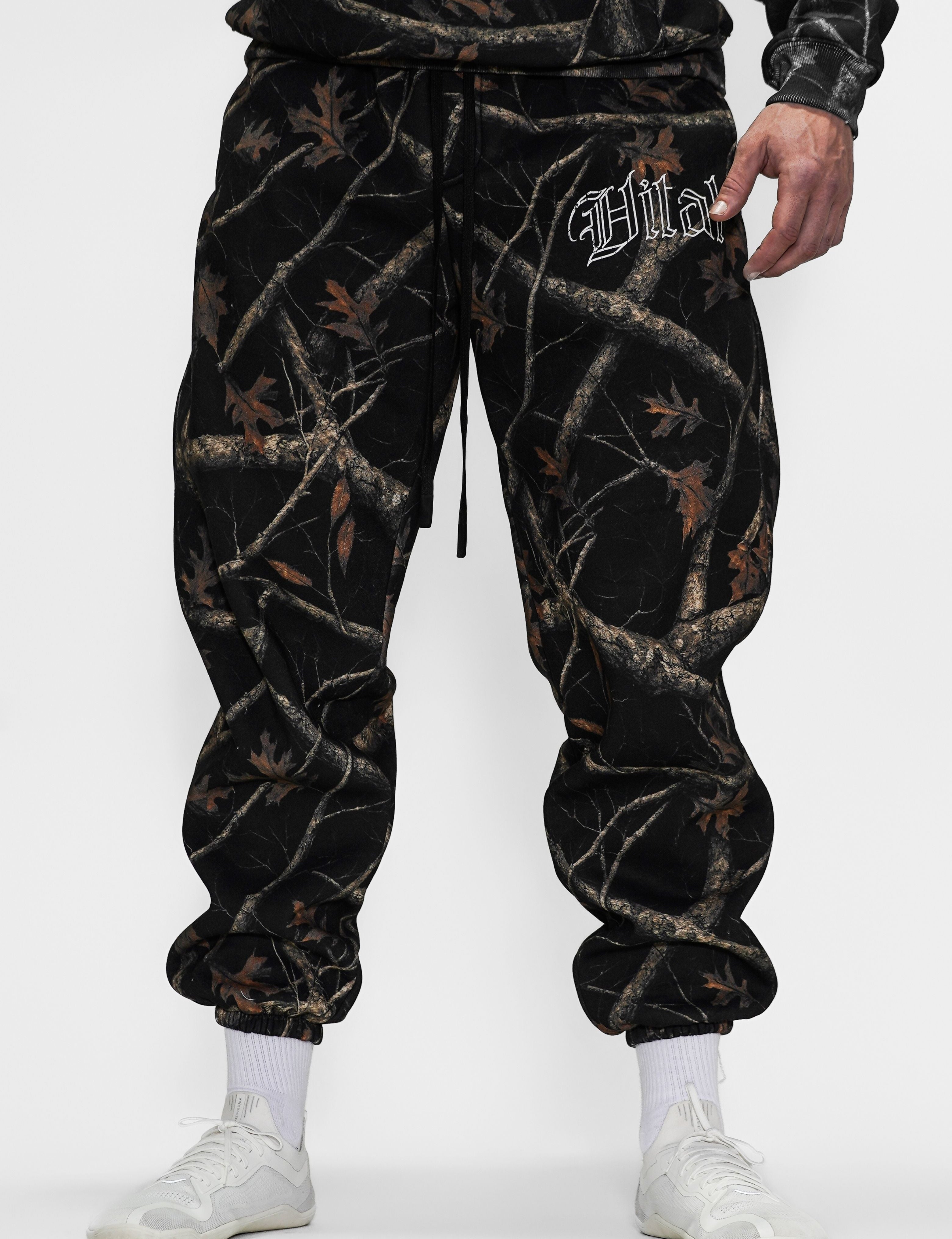 Relentless Heavyweight Sweatpants Unisex - Vital Black Camo - VITAL APPAREL