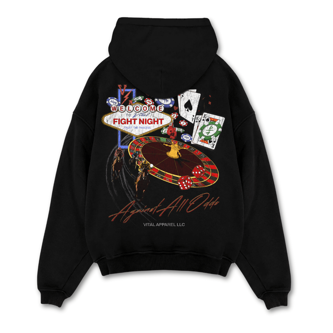 Relentless Oversized Heavyweight Hoodie - Bet On You - VITAL APPAREL