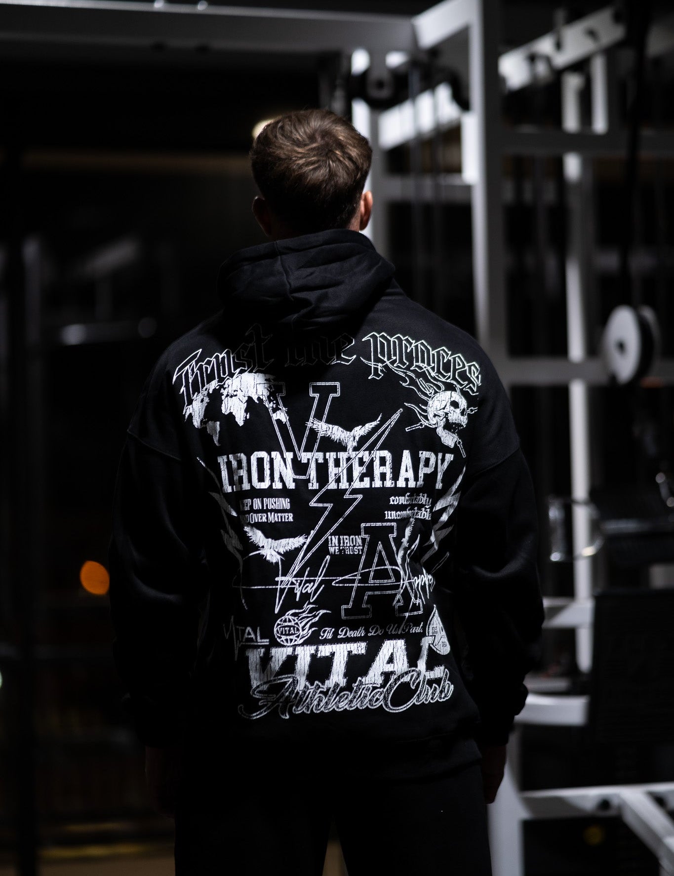 Relentless Oversized Heavyweight Hoodie - Emblem - VITAL APPAREL