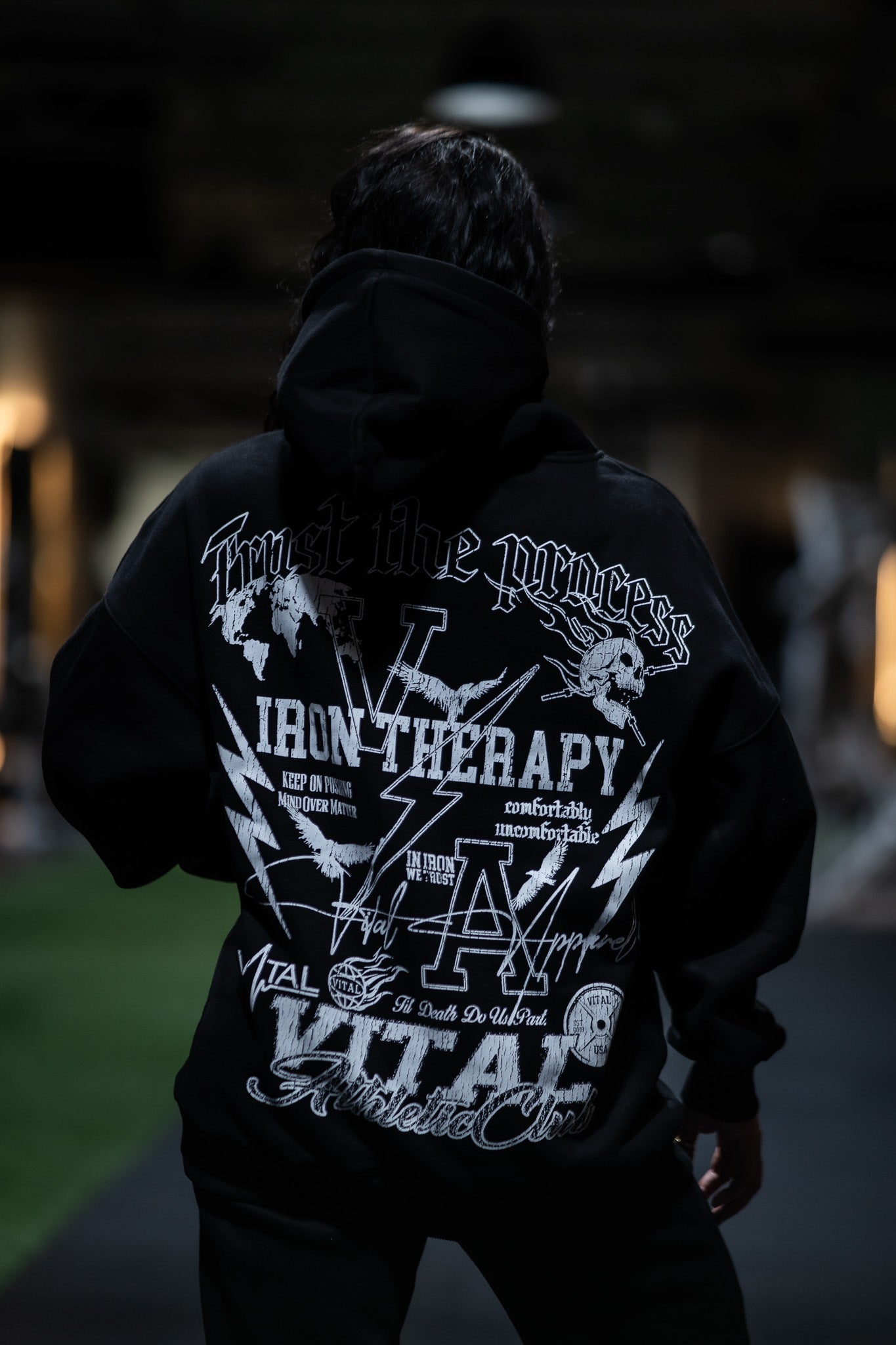 Relentless Oversized Heavyweight Hoodie - Emblem – VITAL APPAREL