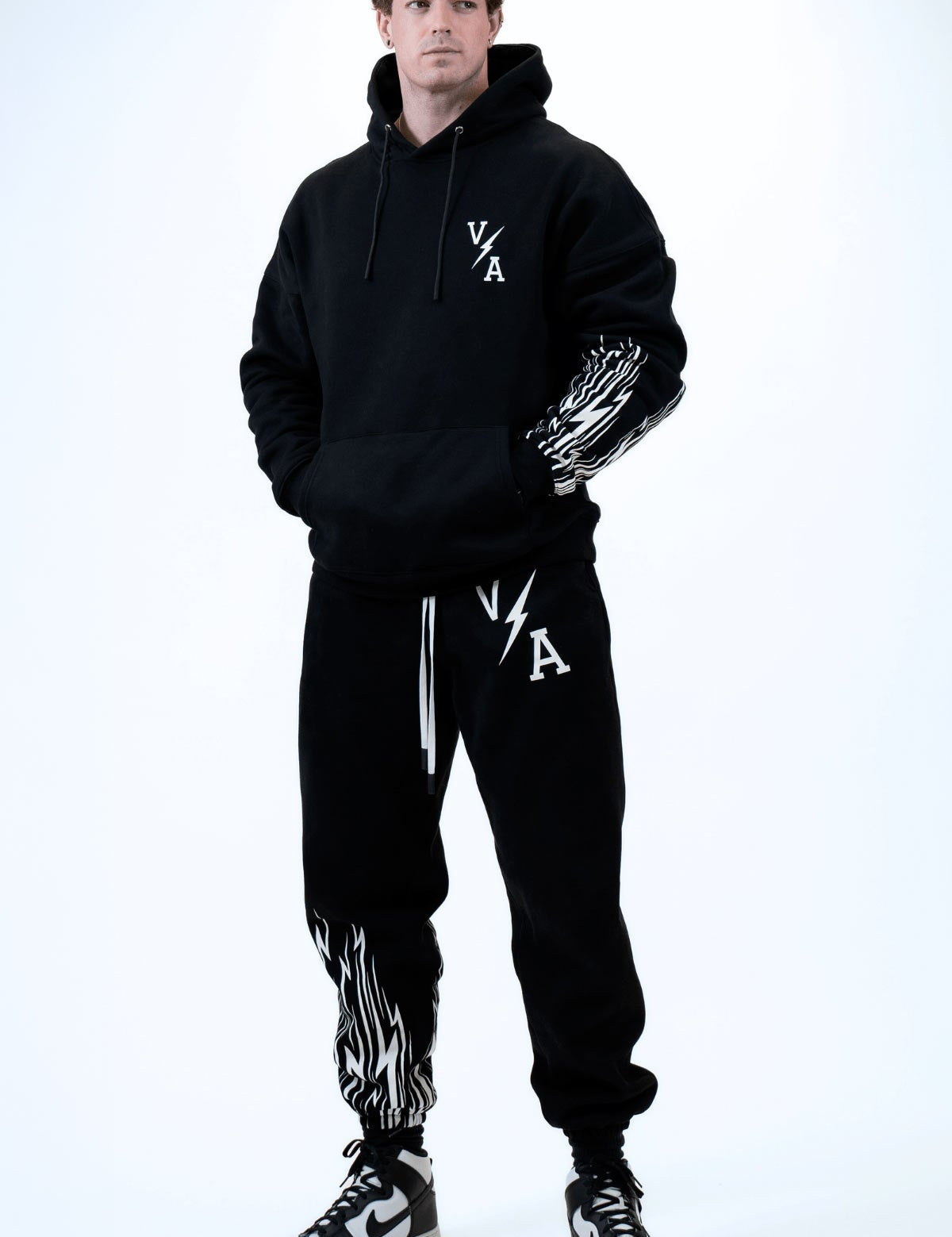 Relentless Oversized Heavyweight Hoodie - Energy Black - VITAL APPAREL