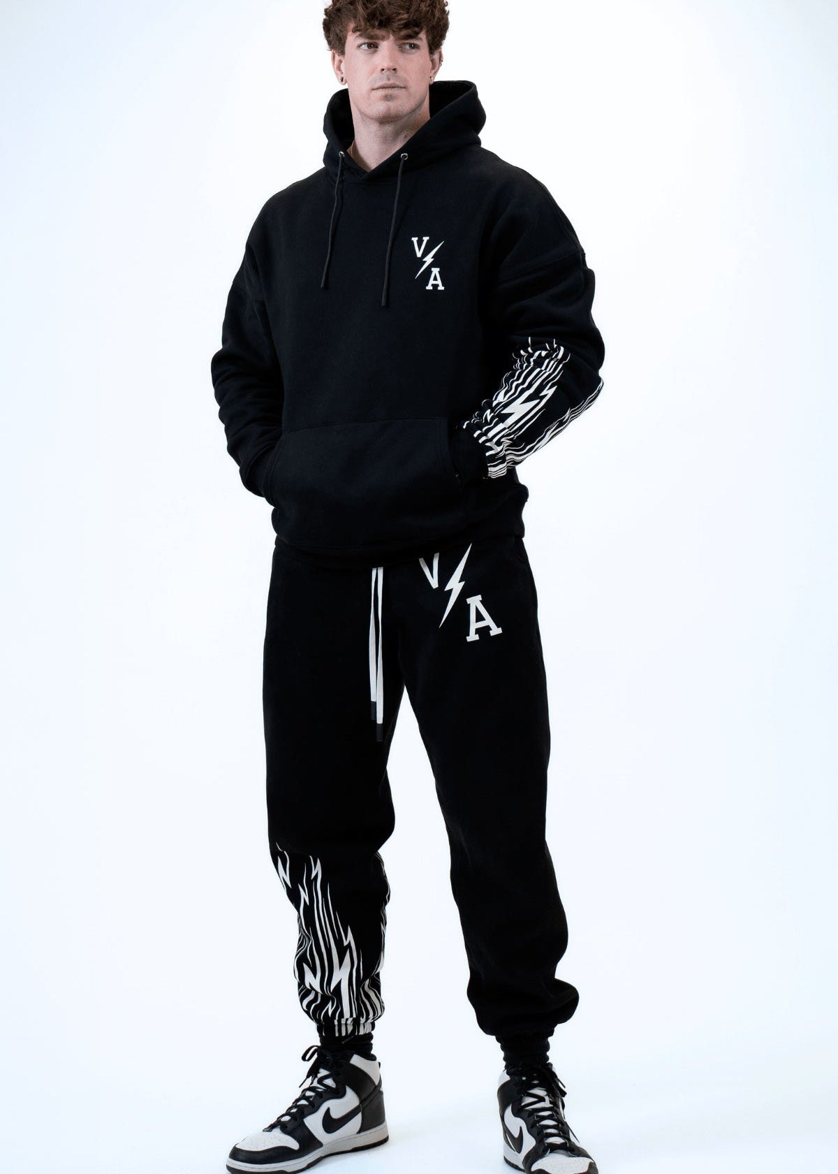 Relentless Oversized Heavyweight Hoodie - Energy Black - VITAL APPAREL