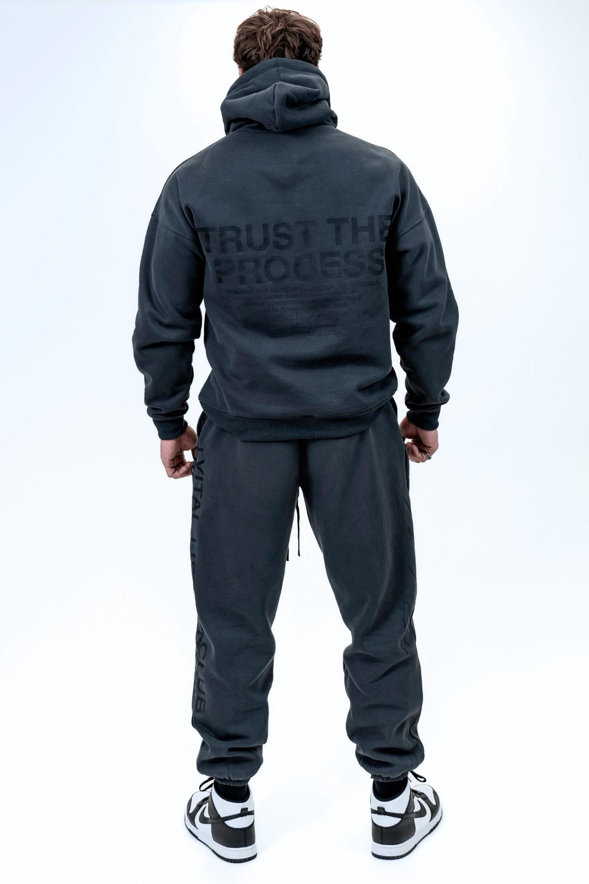 Relentless Oversized Heavyweight Hoodie - Grunge Gray - VITAL APPAREL