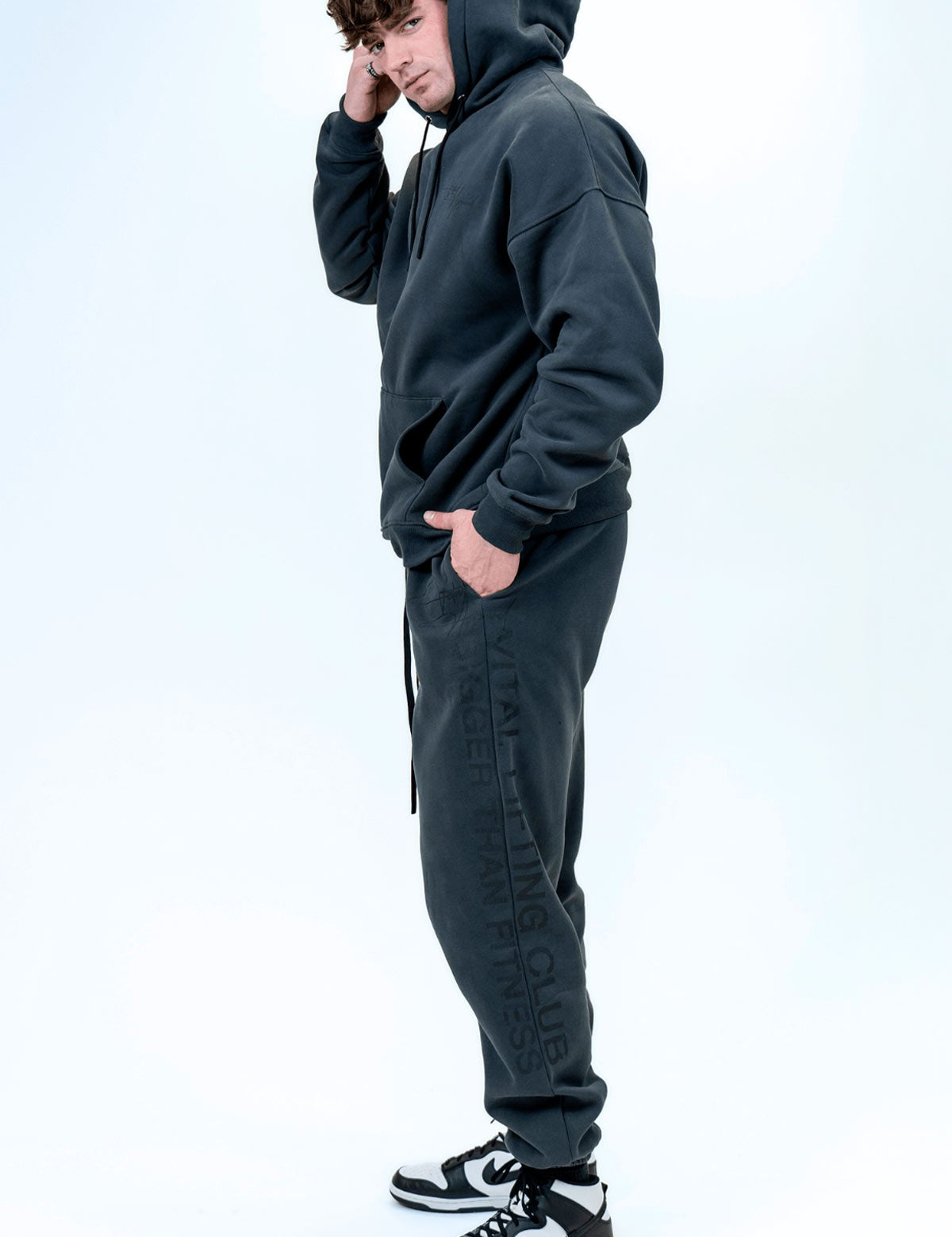 Relentless Oversized Heavyweight Hoodie - Grunge Gray - VITAL APPAREL