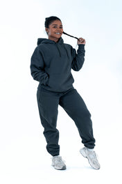 Relentless Oversized Heavyweight Hoodie - Grunge Gray - VITAL APPAREL