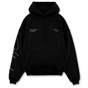 Relentless Oversized Heavyweight Hoodie - Grunge TTP Black - VITAL APPAREL