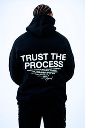 Relentless Oversized Heavyweight Hoodie - Grunge TTP Black - VITAL APPAREL