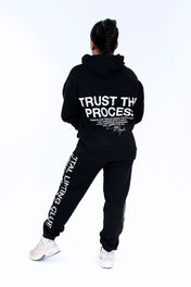 Relentless Oversized Heavyweight Hoodie - Grunge TTP Black - VITAL APPAREL