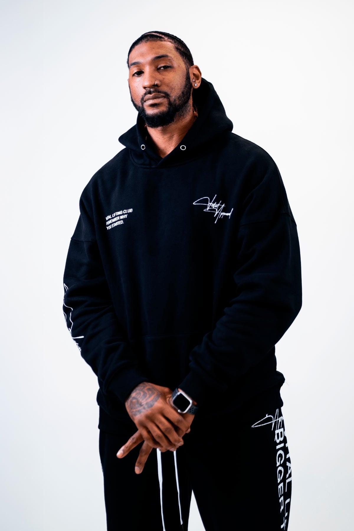 Relentless Oversized Heavyweight Hoodie - Grunge TTP Black - VITAL APPAREL