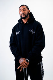 Relentless Oversized Heavyweight Hoodie - Grunge TTP Black - VITAL APPAREL