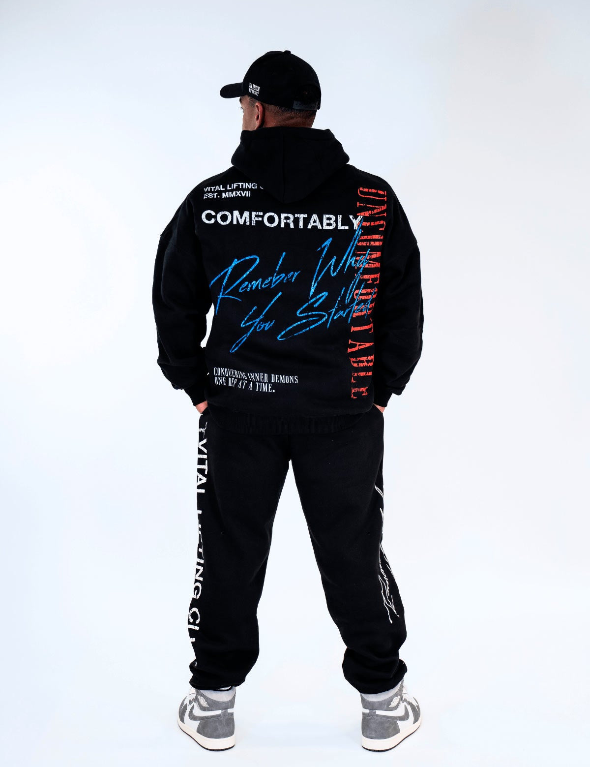 Relentless Oversized Heavyweight Hoodie - Remember Why You Started - VITAL APPAREL