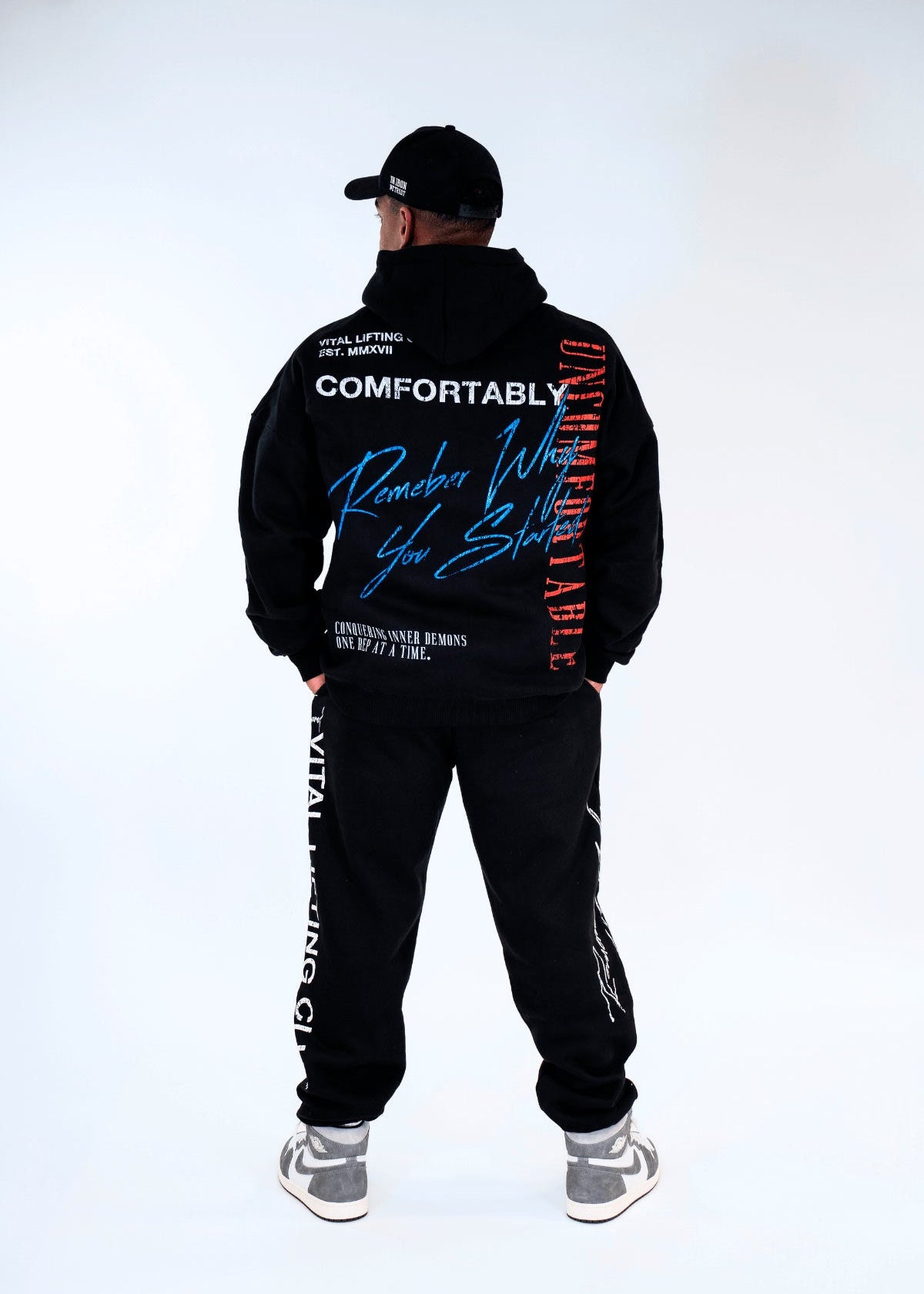 Relentless Oversized Heavyweight Hoodie - Remember Why You Started - VITAL APPAREL