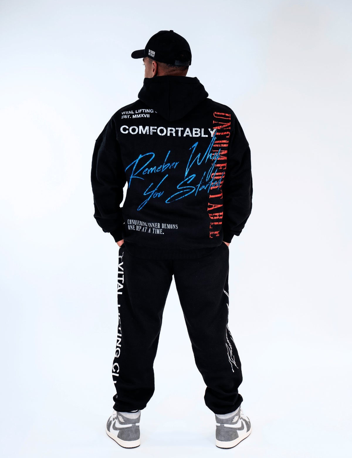 Relentless Oversized Heavyweight Hoodie - Remember Why You Started - VITAL APPAREL
