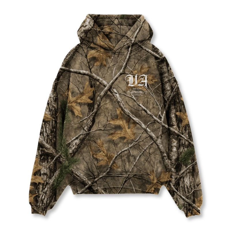 Relentless Oversized Heavyweight Hoodie - VA Forest Camo - VITAL APPAREL