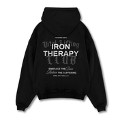 Relentless Oversized Heavyweight Hoodie - VLC IT Black - VITAL APPAREL