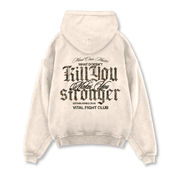 Relentless Oversized Heavyweight Hoodie - What Doesn't Kill You Cream/Camo - VITAL APPAREL