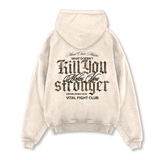 Relentless Oversized Heavyweight Hoodie - What Doesn't Kill You Cream/Camo
