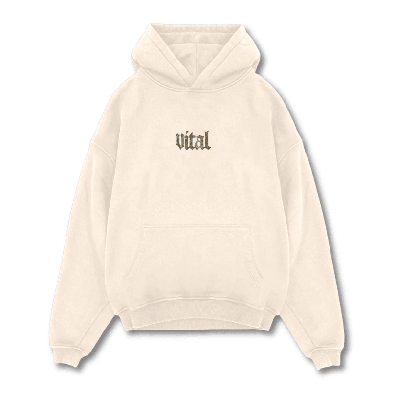 Relentless Oversized Heavyweight Hoodie - What Doesn't Kill You Cream/Camo - VITAL APPAREL