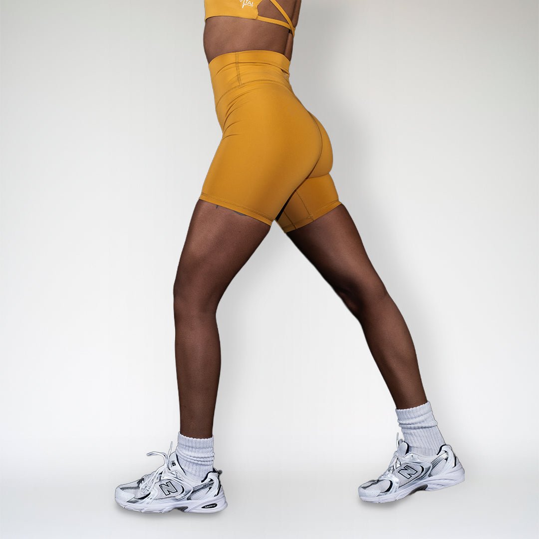 Resilient Biker Shorts 6" Amber - VITAL APPAREL