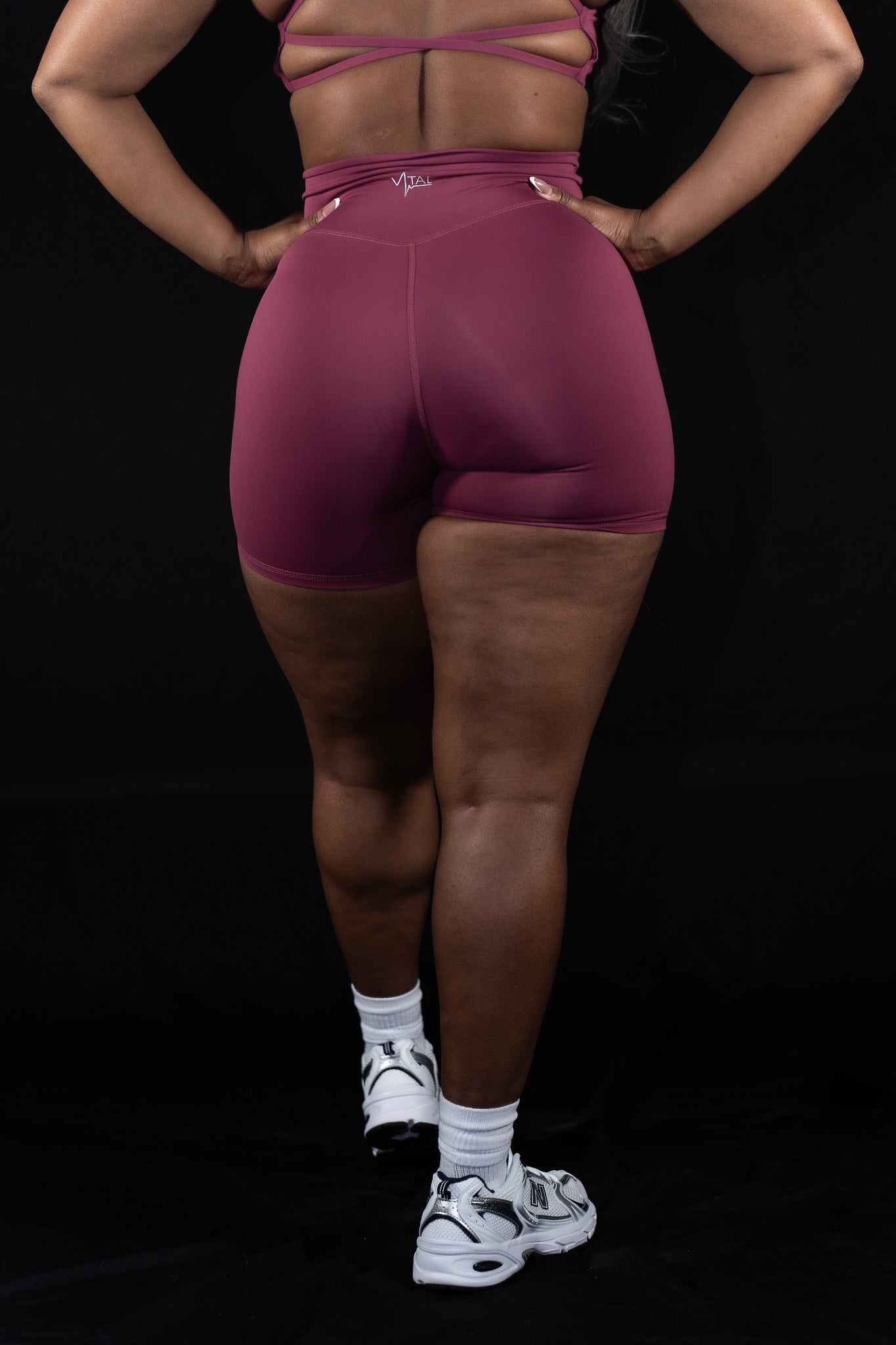 Resilient Biker Shorts 6" Rouge Pink - VITAL APPAREL