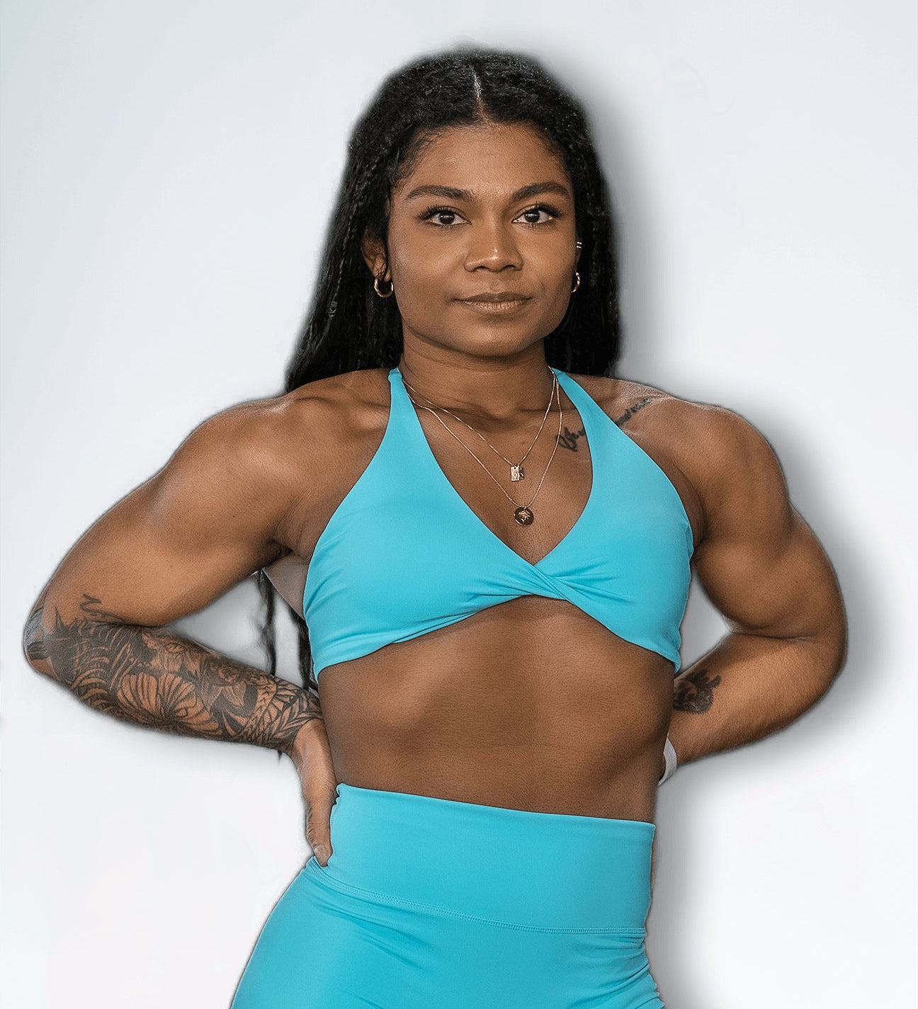 Resilient Dynamic Bra - Aqua - VITAL APPAREL