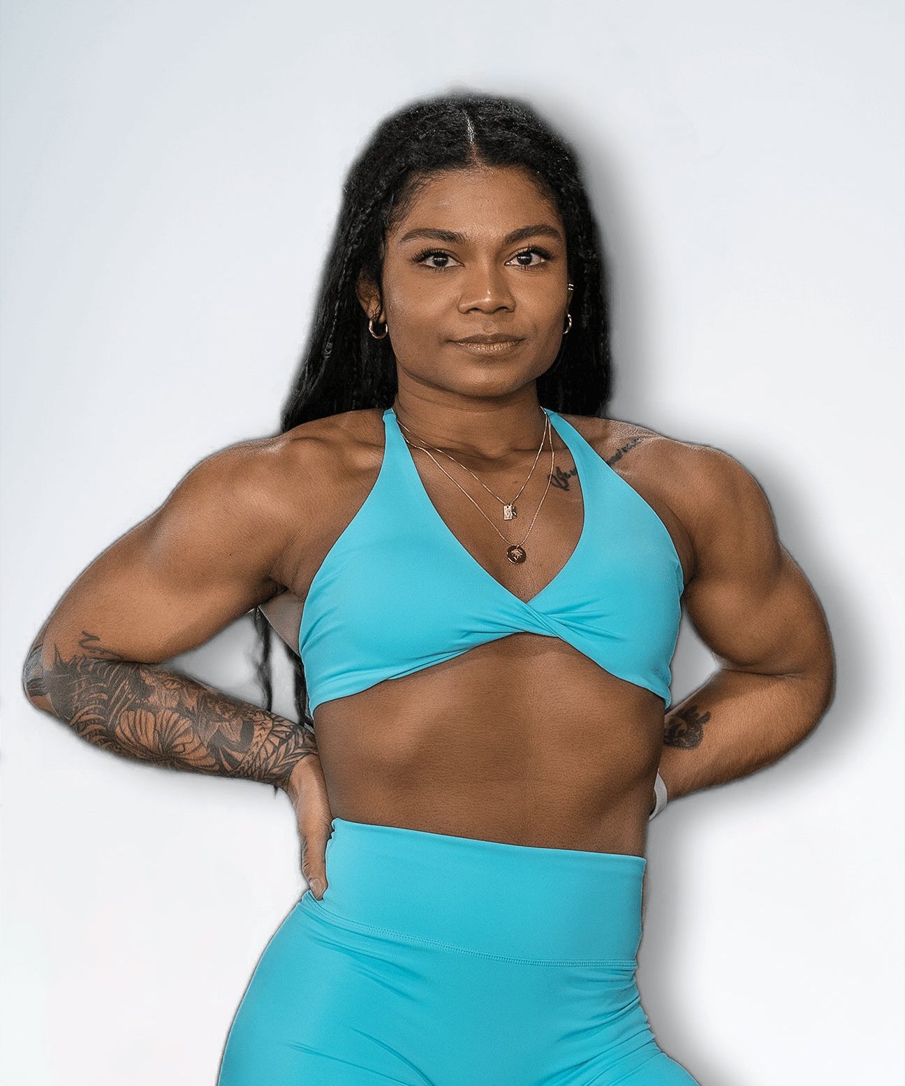 Resilient Dynamic Bra - Aqua - VITAL APPAREL