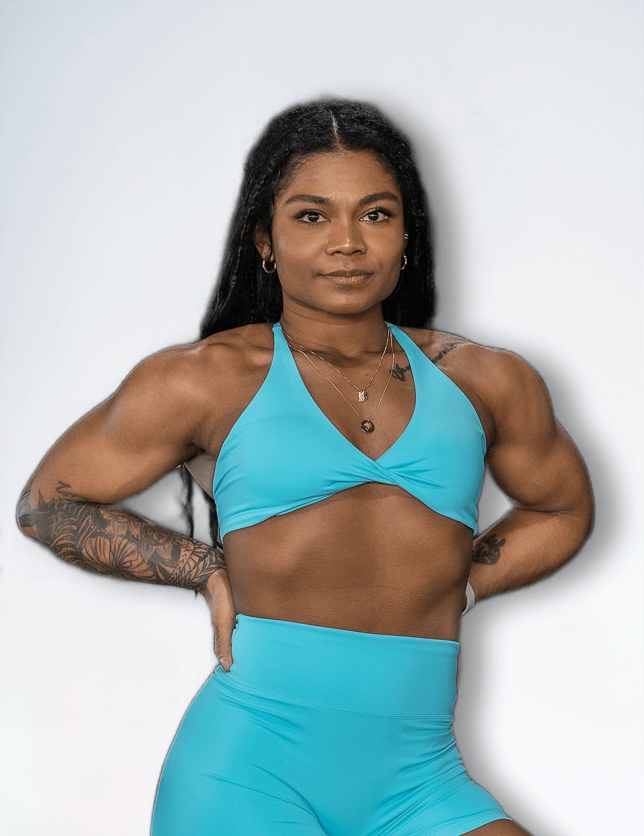 Resilient Dynamic Bra - Aqua - VITAL APPAREL