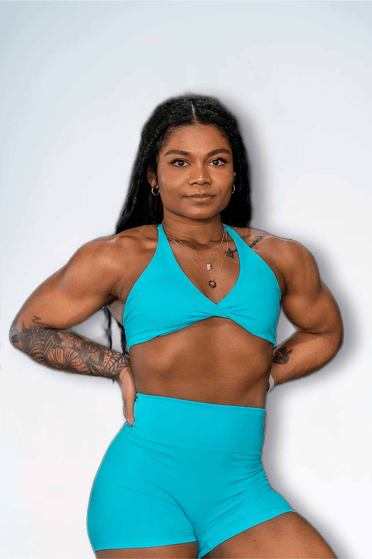 Resilient Dynamic Bra - Aqua - VITAL APPAREL