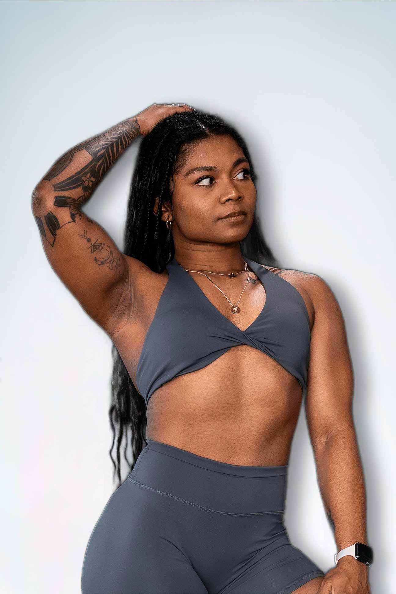 Resilient Dynamic Bra - Graphite - VITAL APPAREL