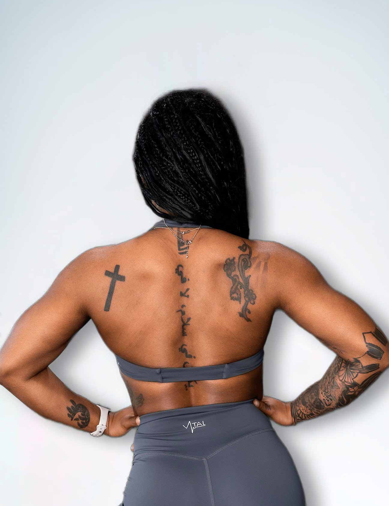 Resilient Dynamic Bra - Graphite - VITAL APPAREL