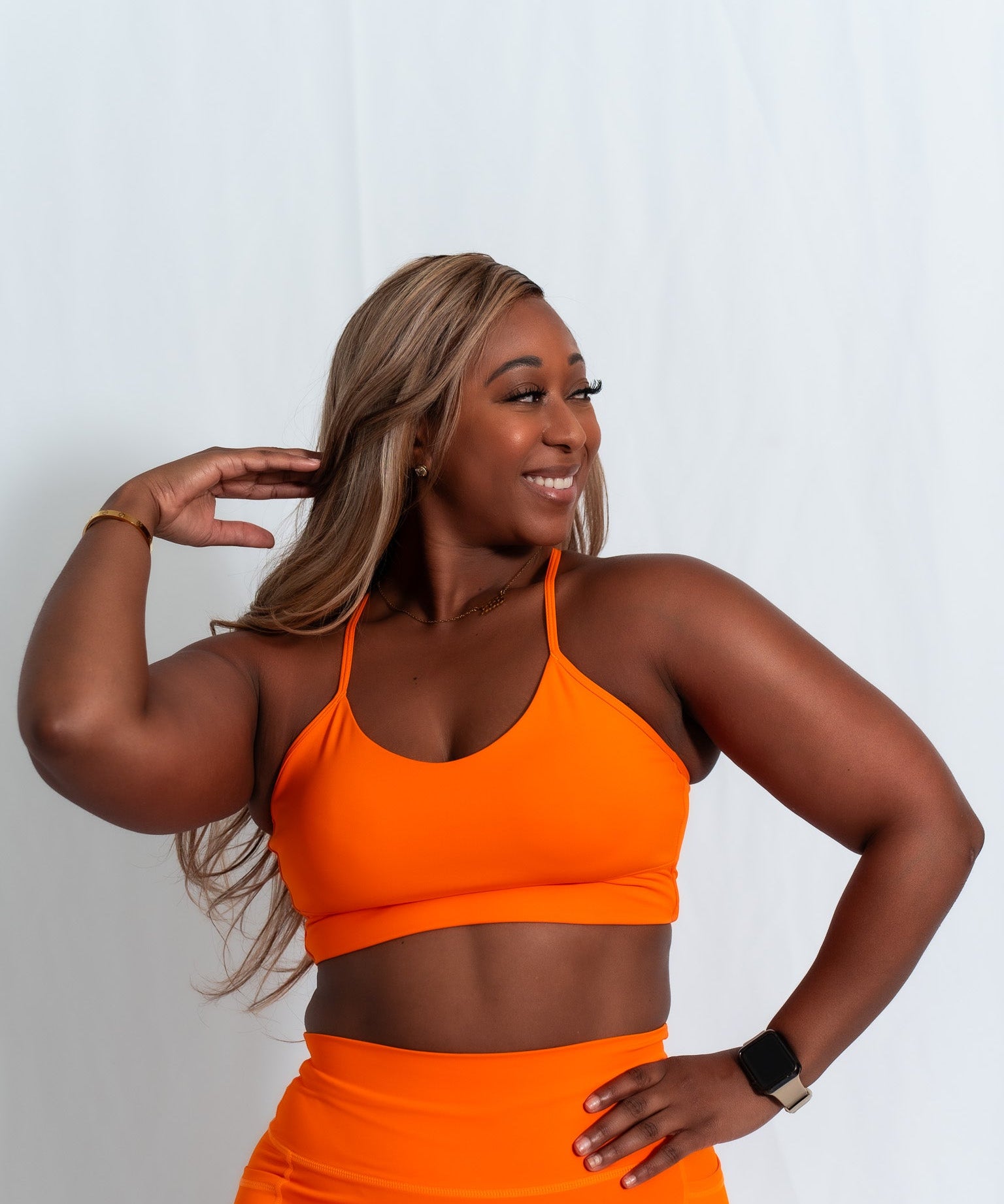 Resilient Elevate Bra - Orange - VITAL APPAREL