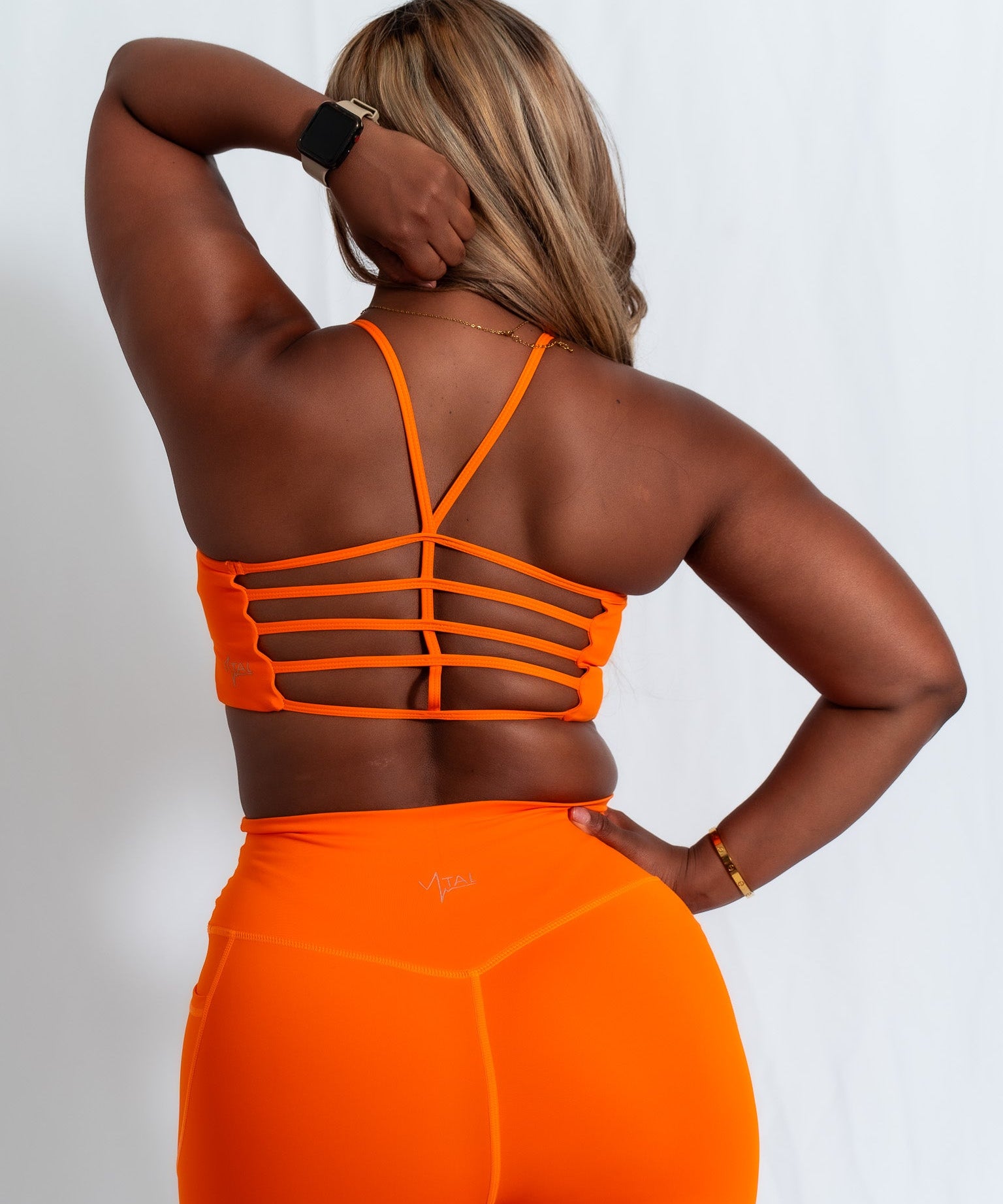 Resilient Elevate Bra - Orange - VITAL APPAREL