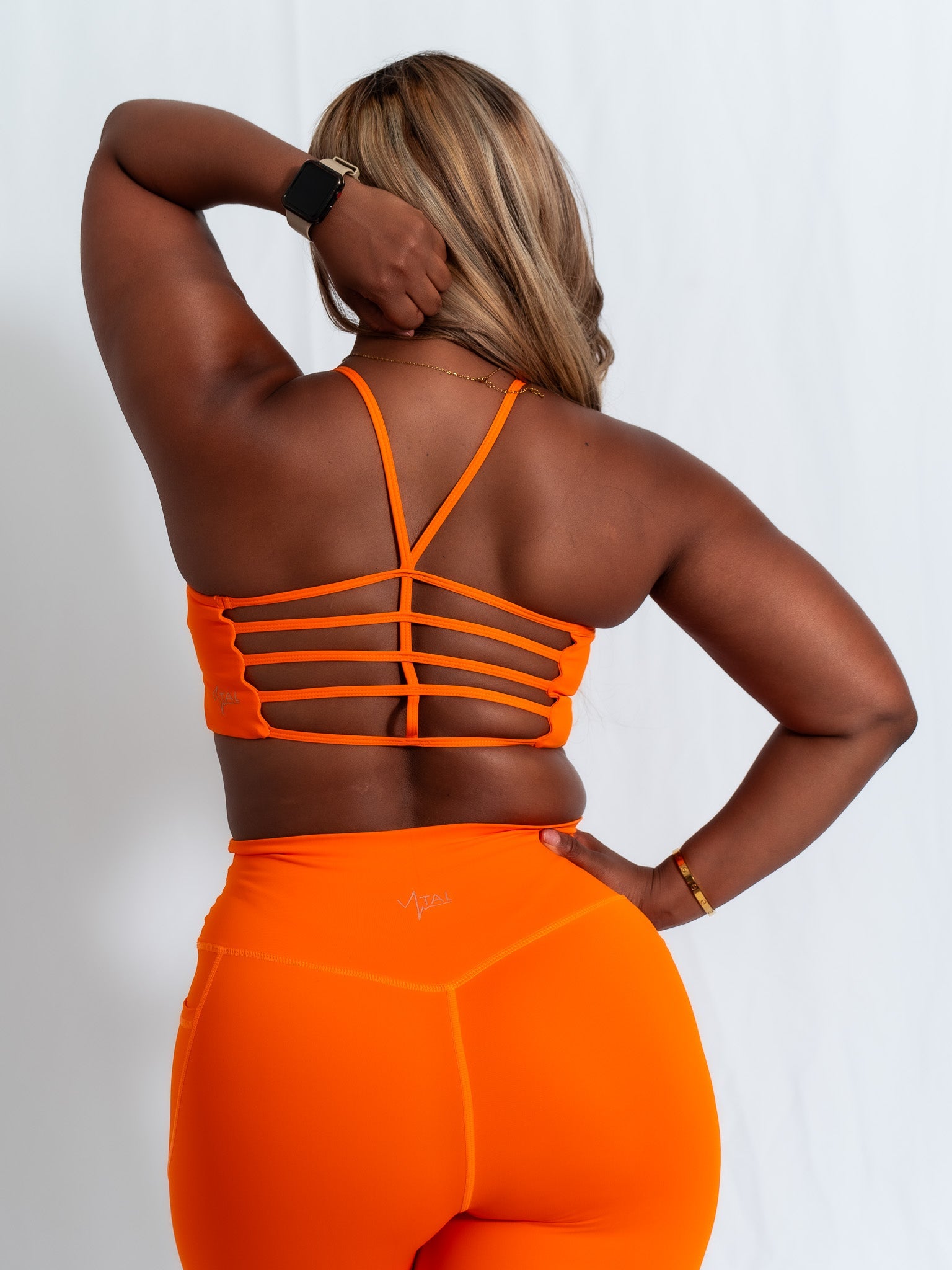 Resilient Elevate Bra - Orange - VITAL APPAREL