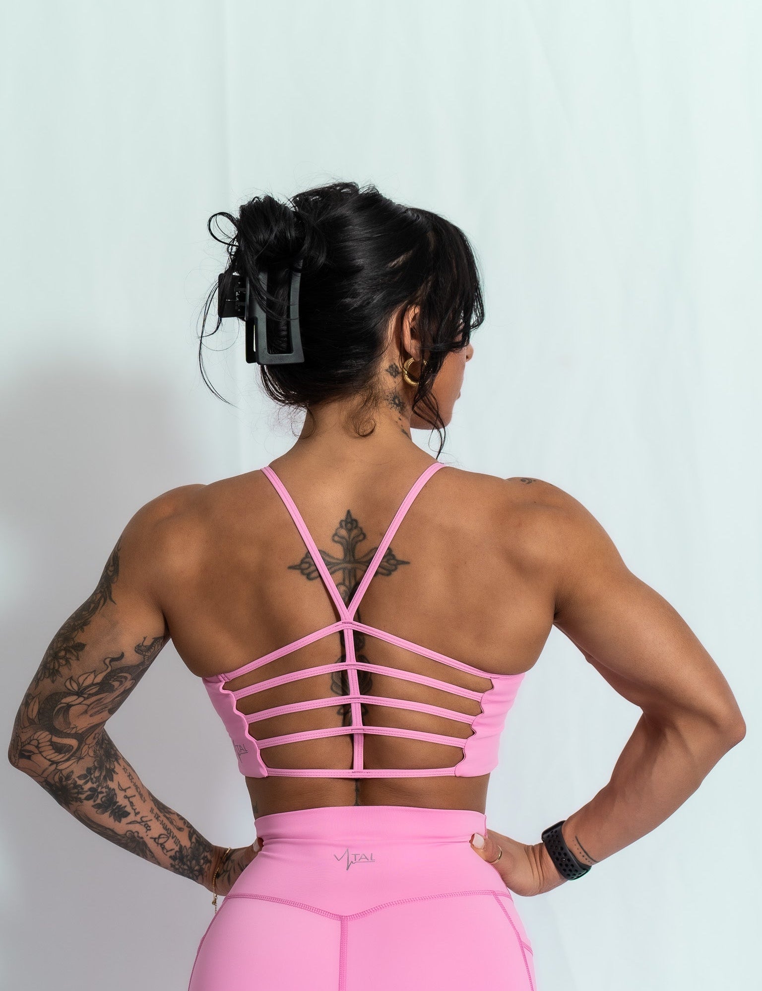 Resilient Elevate Bra - Pastel Pink - VITAL APPAREL